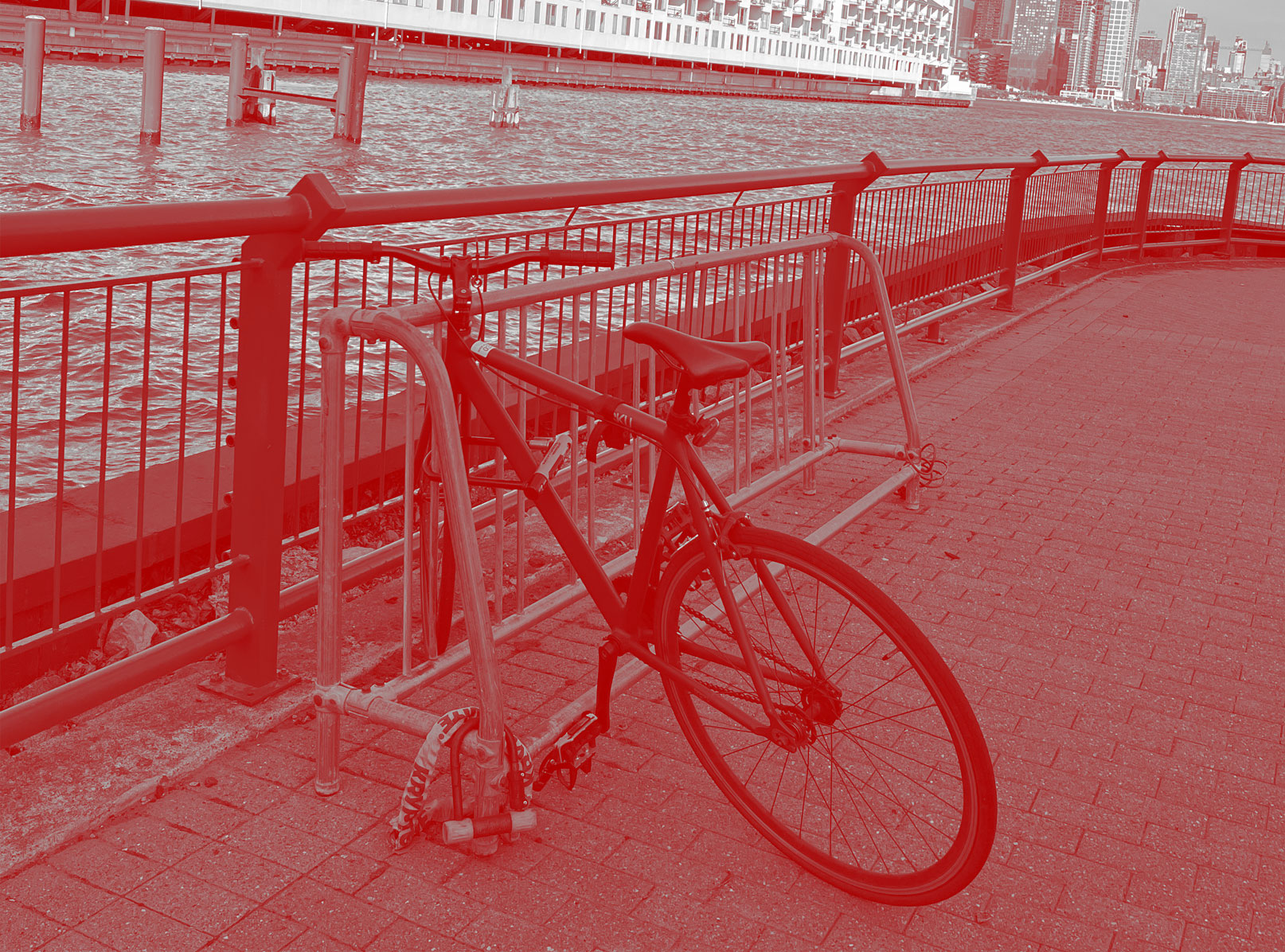 Lincoln Harbor Bike Rack